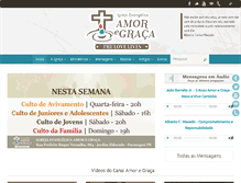 Tablet Screenshot of amoregraca.org